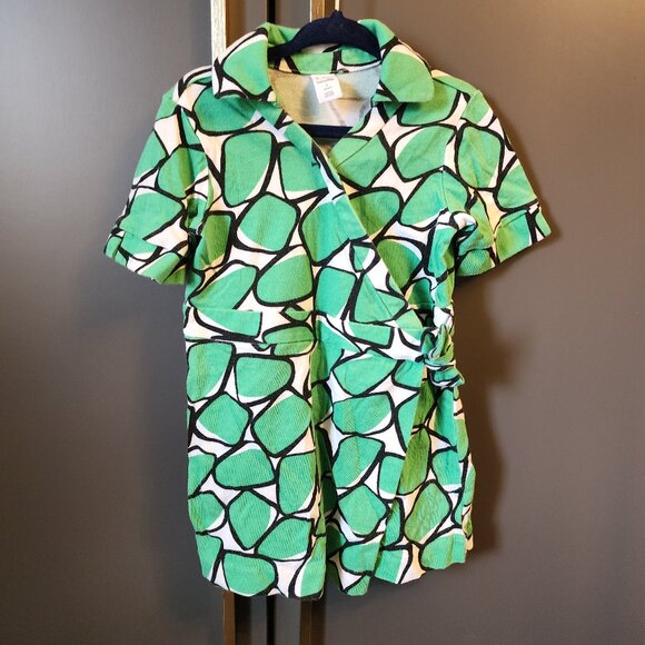 DVF (Diane Von Furstenberg) x baby Gap Wrap Skort Romper - Picture 1 of 4
